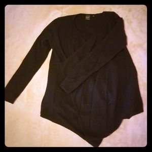 Black Saks Fifth Avenue Cashmere Cardigan